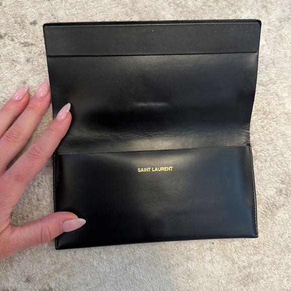 Saint Laurent D-frame acetate sunglasses with case AUTHENTIC - Picture 10 of 11